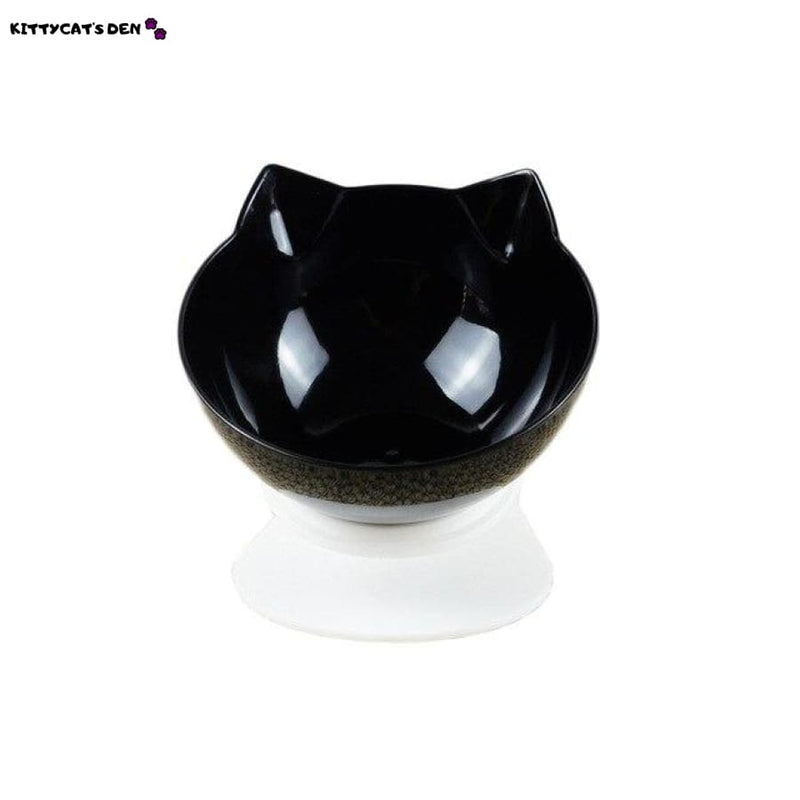 Top Paw Elevated Stands  Black Elevated Ceramic Bowls With
